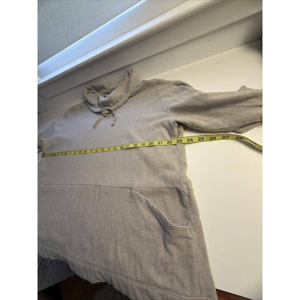 Pure Jill Women's XL P Beige‎ Cowl Neck Soft-touch  Cotton Terry Sweatshirt - Picture 5 of 6